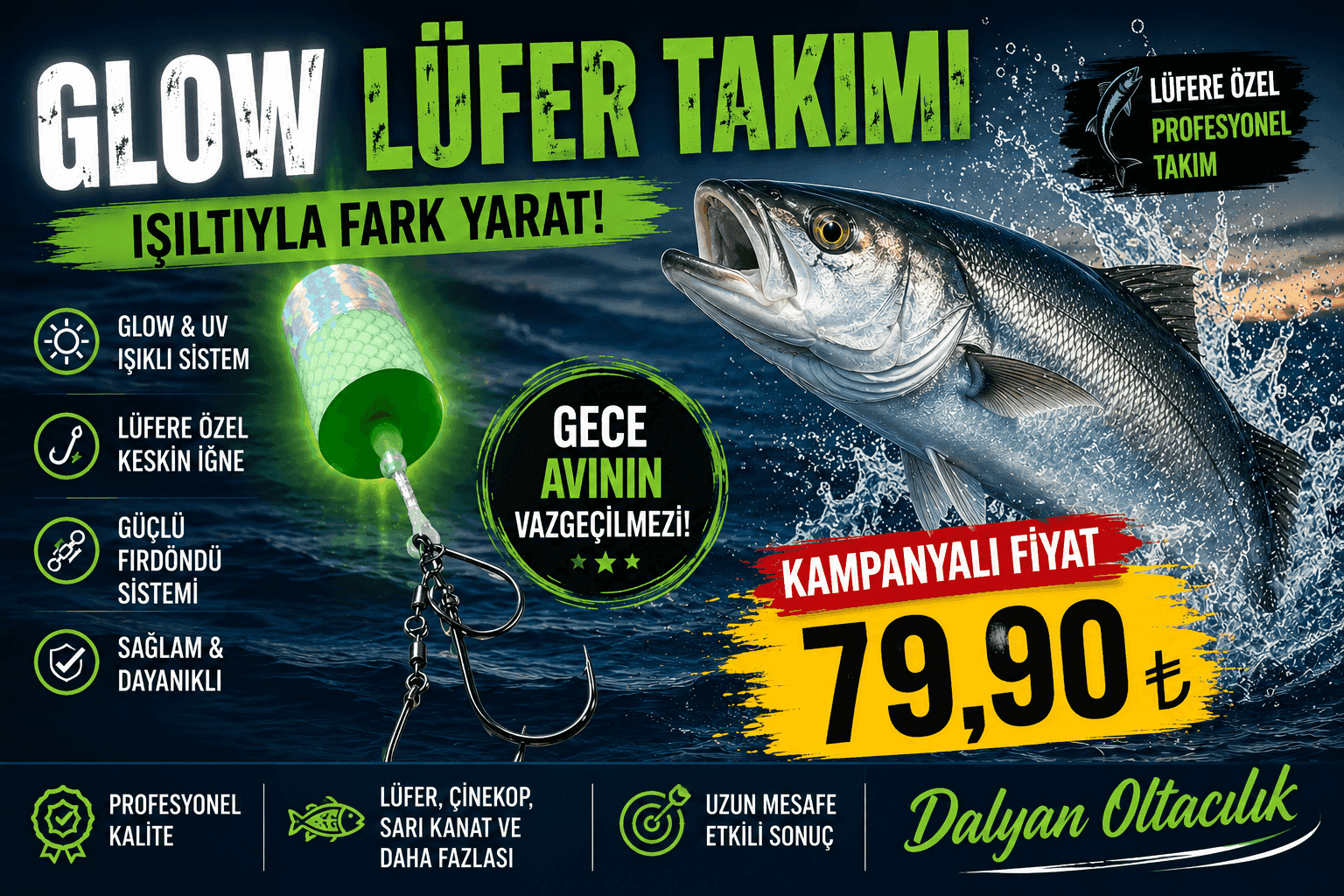 Profesyonel Lüfer Takımlarının Özellikleri